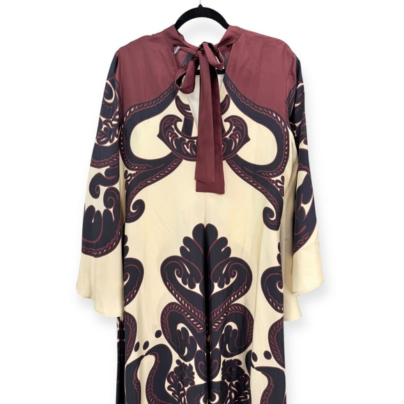 NWT La DoubleJ Magnifico Silk Twill Dress in Corsini Placée Cream $1,690 Size XL - Picture 12 of 16